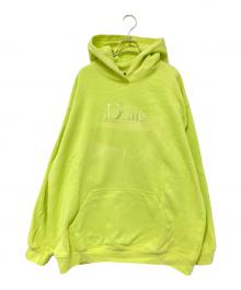 Dime（ダイム）の古着「エンブロイダリーロゴパーカー」｜ライムイエロー