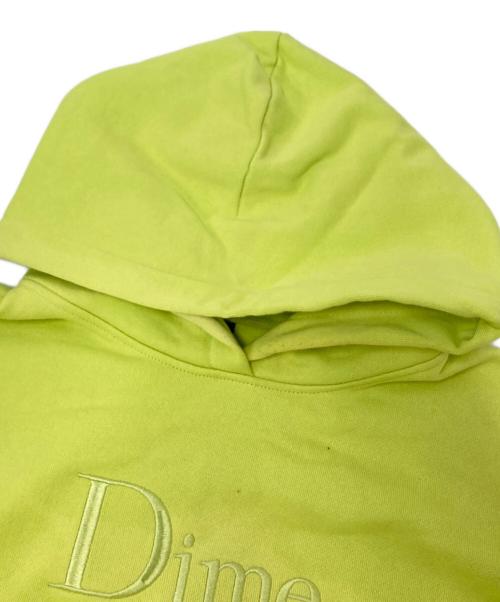 Dime（ダイム）Dime (ダイム) エンブロイダリーロゴパーカー ライムイエロー サイズ:XLの古着・服飾アイテム
