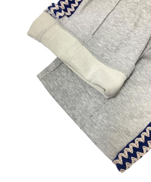 MONKEY TIME（モンキータイム）MONKEY TIME (モンキータイム) BDG SIDE LACE TRACK PANTS グレー×ネイビー サイズ:Lの古着・服飾アイテム