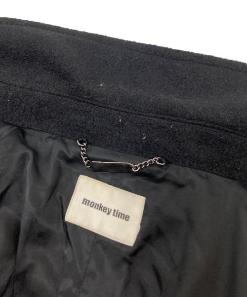 MONKEY TIME（モンキータイム）MONKEY TIME (モンキータイム) ロングコート ブラック サイズ:Lの古着・服飾アイテム