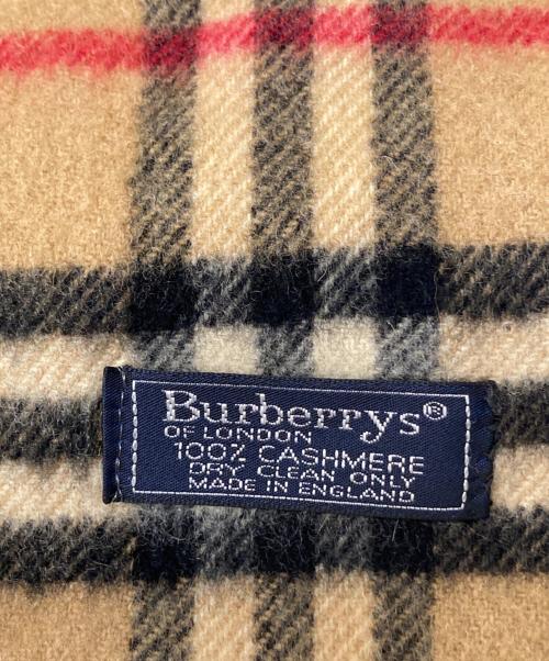 Burberry's（バーバリー）Burberry's (バーバリーズ) ノバチェックカシミアマフラー ベージュ サイズ:下記参照の古着・服飾アイテム