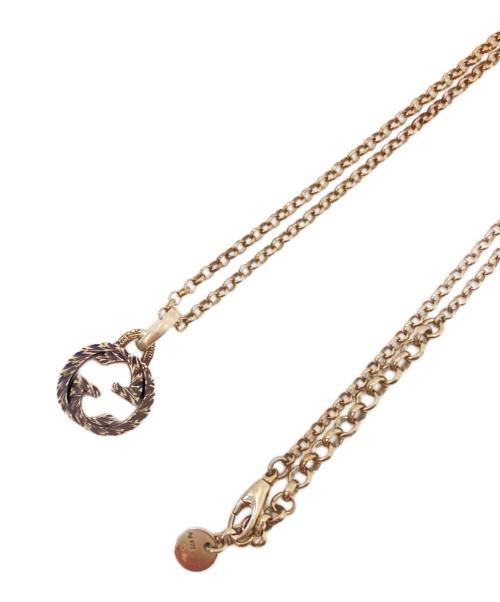 GUCCI（グッチ）GUCCI (グッチ) インターロッキングGチェーンネックレス サイズ:下記参照の古着・服飾アイテム