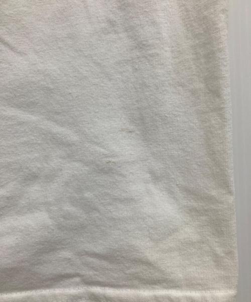 INDEPENDENT（インディペンデント）INDEPENDENT (インディペンデント) THRASHER (スラッシャー) プリントTシャツ ホワイト×ブラック サイズ:Mの古着・服飾アイテム