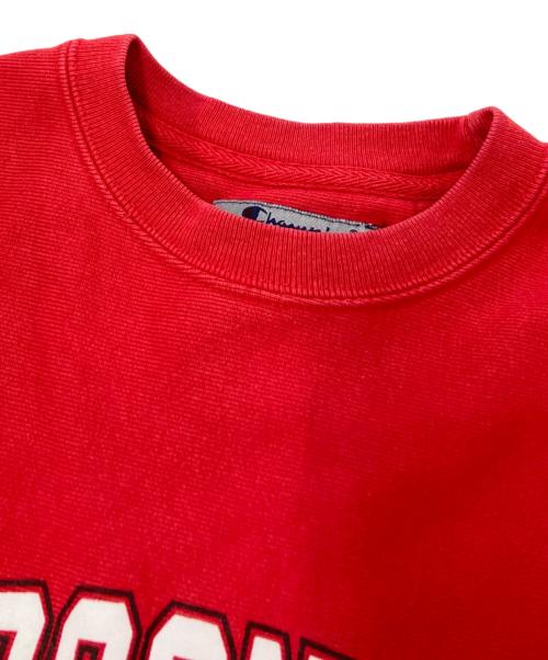 Champion（チャンピオン）Champion (チャンピオン) カレッジプリントスウェット レッド サイズ:Sの古着・服飾アイテム