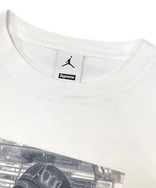 NIKE（ナイキ）NIKE (ナイキ) SUPREME (シュプリーム) Jordan Biggie S/S Top ホワイト サイズ:Mの古着・服飾アイテム