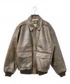 AVIREXアヴィレックス）の古着「A-2フライトジャケット」｜ブラウン