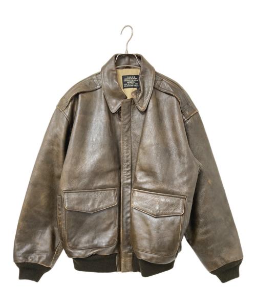 AVIREX（アヴィレックス）AVIREX (アヴィレックス) A-2フライトジャケット ブラウン サイズ:Mの古着・服飾アイテム