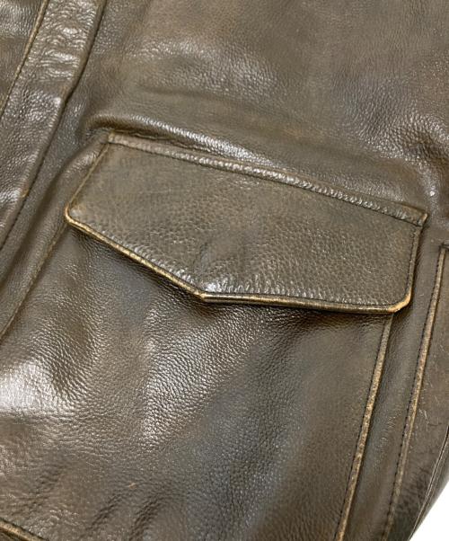 AVIREX（アヴィレックス）AVIREX (アヴィレックス) A-2フライトジャケット ブラウン サイズ:Mの古着・服飾アイテム