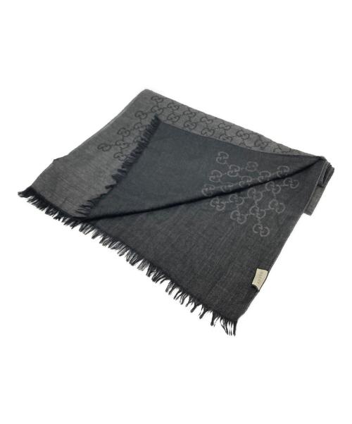 GUCCI（グッチ）GUCCI (グッチ) GGストール ブラック サイズ:下記参照の古着・服飾アイテム