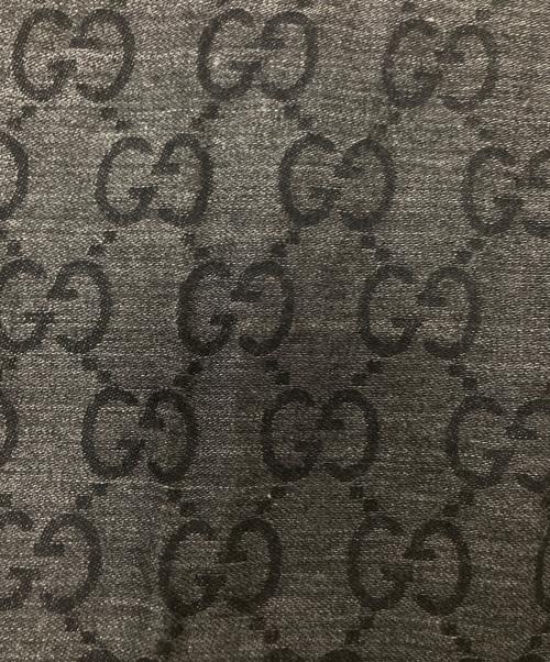 GUCCI（グッチ）GUCCI (グッチ) GGストール ブラック サイズ:下記参照の古着・服飾アイテム