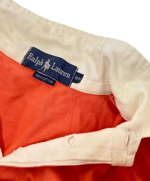 RALPH LAUREN（ラルフローレン）RALPH LAUREN (ラルフローレン) 90sラガーシャツ オレンジ サイズ:98の古着・服飾アイテム