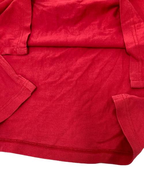 POLO RALPH LAUREN（ポロ・ラルフローレン）POLO RALPH LAUREN (ポロ・ラルフローレン) ラガーシャツ レッド×ブラック サイズ:170の古着・服飾アイテム