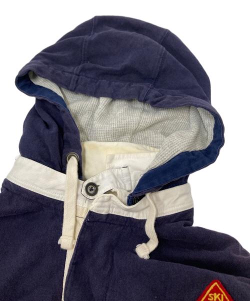 POLO RALPH LAUREN（ポロ・ラルフローレン）POLO RALPH LAUREN (ポロ・ラルフローレン) フード付ラガーシャツ ネイビー サイズ:下記参照の古着・服飾アイテム