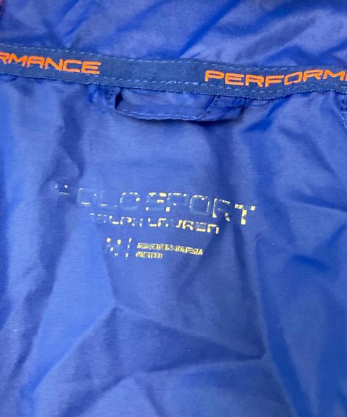 POLO SPORT（ポロスポーツ）POLO SPORT (ポロスポーツ) ポリエステルフーデッドジャケット ブルー サイズ:下記参照の古着・服飾アイテム