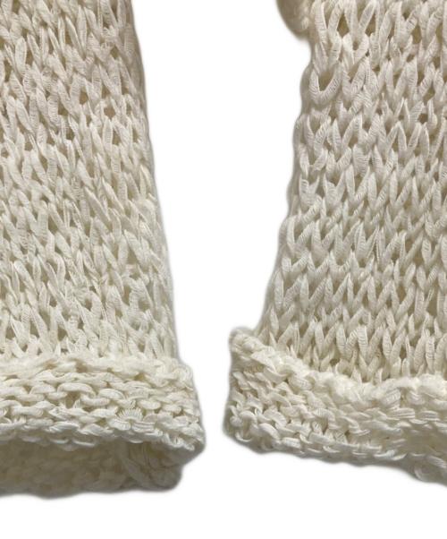 SLOBE IENA（スローブ イエナ）SLOBE IENA (スローブ イエナ) ラッセルヤーンショートニット ホワイト サイズ:表記無しの古着・服飾アイテム