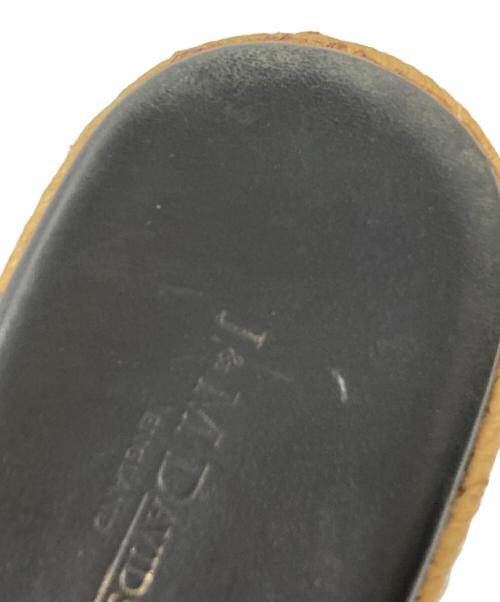 J&M DAVIDSON（ジェイ＆エム デヴィッドソン）J&M DAVIDSON (ジェイ＆エム デヴィッドソン) ジュートソールサンダル ブラック×アイボリー サイズ:下記参照の古着・服飾アイテム