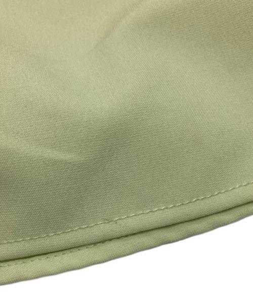 Mila Owen（ミラオーウェン）Mila Owen (ミラオーウェン) ベア付ストレートナローマキシキャミワンピース グリーンの古着・服飾アイテム