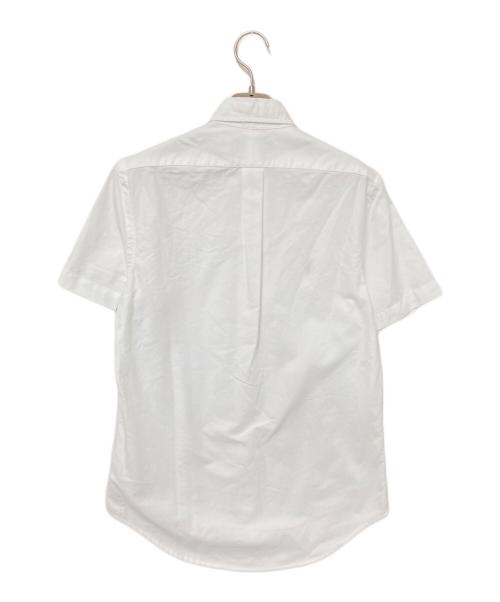 RALPH LAUREN（ラルフローレン）RALPH LAUREN (ラルフローレン) BEAMS (ビームス) 半袖ボタンダウンシャツ ホワイト サイズ:XSの古着・服飾アイテム