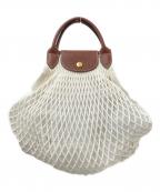 LONGCHAMP×FILTロンシャン×フィルト）の古着「メッシュバッグ」｜ホワイト