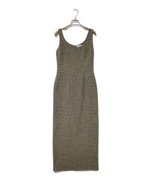 TODAYFUL（トゥデイフル）TODAYFUL (トゥデイフル) Check Pencil Dress ベージュ×ブラック サイズ:38の古着・服飾アイテム