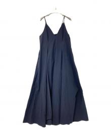 Rosarymoon（ロザリームーン）の古着「Tuck＆Flare Cami Dress」｜ダークグレー