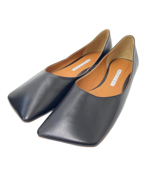 Pippichic（ピッピシック）Pippichic (ピッピシック) スクエアトゥーパンプス ホワイト サイズ:37 1/2の古着・服飾アイテム