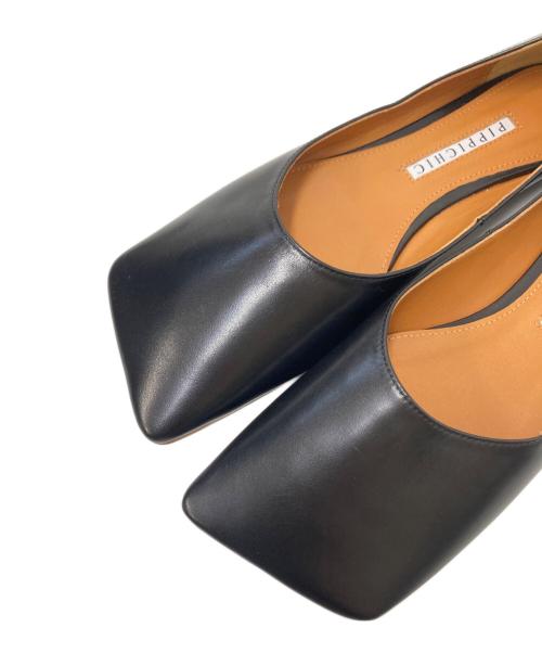 Pippichic（ピッピシック）Pippichic (ピッピシック) スクエアトゥーパンプス ホワイト サイズ:37 1/2の古着・服飾アイテム