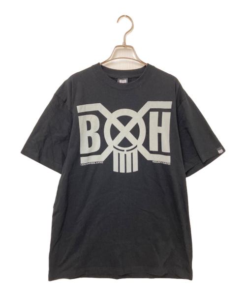 BOUNTY HUNTER（バウンティハンター）BOUNTY HUNTER (バウンティハンター) プリントTシャツ ブラック×グレー サイズ:XLの古着・服飾アイテム