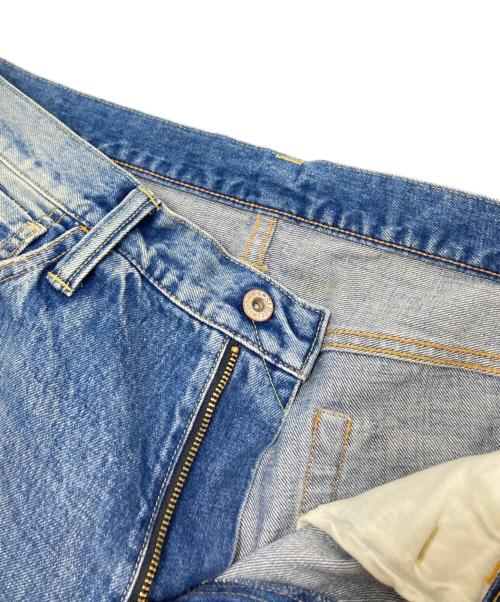 SEQUEL（シークエル）SEQUEL (シークエル) FRAGMENT DESIGN (フラグメントデザイン) ダメージ加工デニムパンツ インディゴ サイズ:Lの古着・服飾アイテム