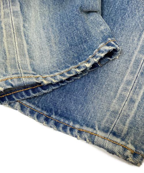 SEQUEL（シークエル）SEQUEL (シークエル) FRAGMENT DESIGN (フラグメントデザイン) ダメージ加工デニムパンツ インディゴ サイズ:Lの古着・服飾アイテム