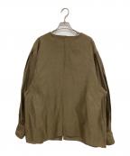 CHAOSカオス）の古着「ディールオーガンブラウス」｜ブラウン
