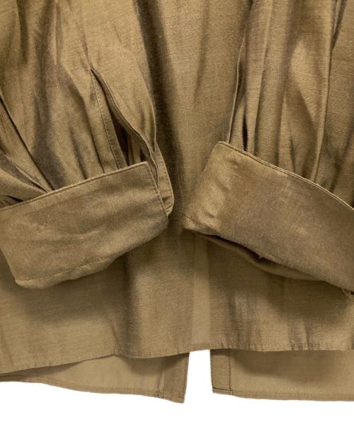 CHAOS（カオス）CHAOS (カオス) ディールオーガンブラウス ブラウン サイズ:Fの古着・服飾アイテム