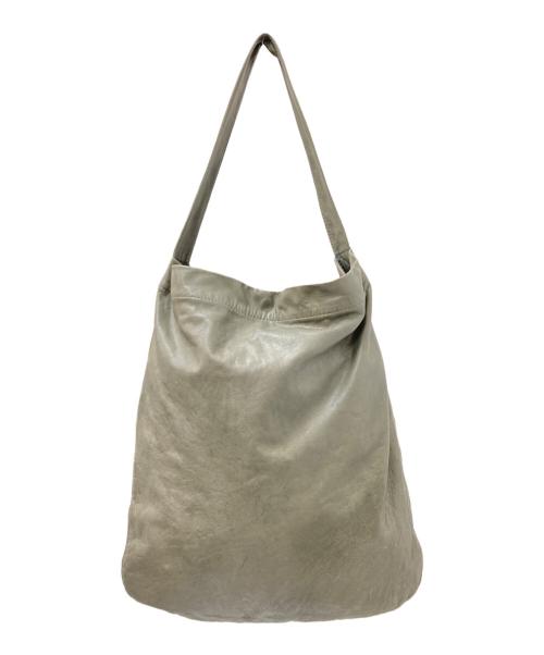 SLOW（スロウ）SLOW (スロウ) レザーバッグ グレー サイズ:下記参照の古着・服飾アイテム