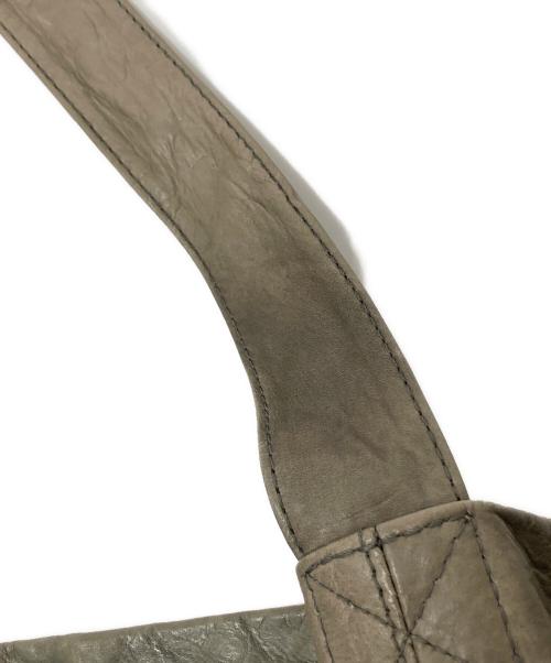 SLOW（スロウ）SLOW (スロウ) レザーバッグ グレー サイズ:下記参照の古着・服飾アイテム