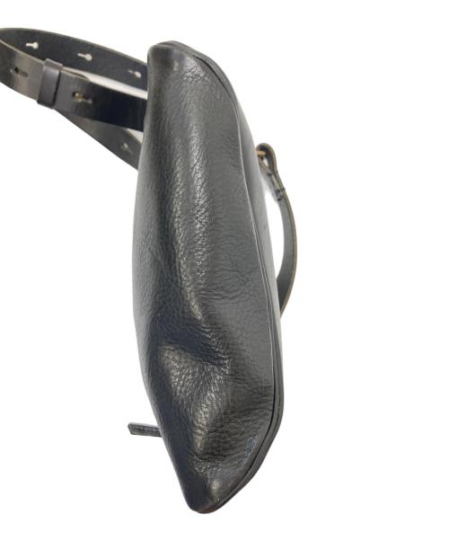 SLOW（スロウ）SLOW (スロウ) レザーショルダーバッグ ブラック サイズ:下記参照の古着・服飾アイテム