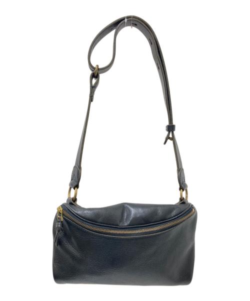 SLOW（スロウ）SLOW (スロウ) レザーショルダーバッグ ブラック サイズ:下記参照の古着・服飾アイテム