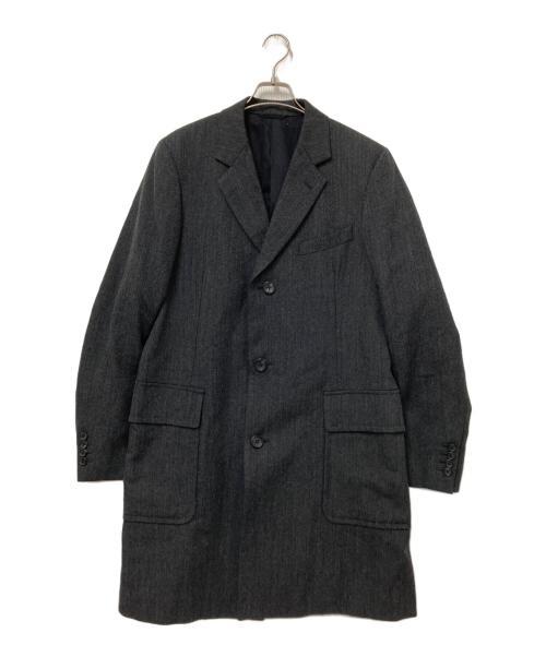 MHL（エムエイチエル）MHL (エムエイチエル) チェスターコート ブラック サイズ:Lの古着・服飾アイテム