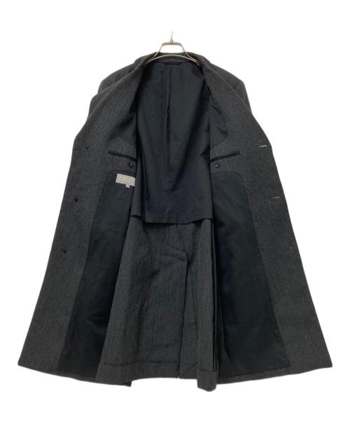 MHL（エムエイチエル）MHL (エムエイチエル) チェスターコート ブラック サイズ:Lの古着・服飾アイテム