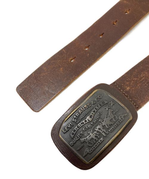 LEVI'S（リーバイス）LEVI'S (リーバイス) レザーベルト ブラウン サイズ:下記参照の古着・服飾アイテム