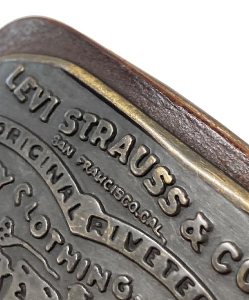 LEVI'S（リーバイス）LEVI'S (リーバイス) レザーベルト ブラウン サイズ:下記参照の古着・服飾アイテム