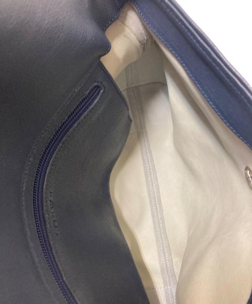 LOEWE（ロエベ）LOEWE (ロエベ) スウェードワンハンドルバッグ アイボリー×ネイビー サイズ:下記参照の古着・服飾アイテム