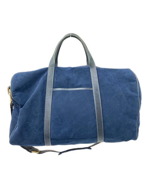 BALENCIAGA（バレンシアガ）BALENCIAGA (バレンシアガ) ヴィンテージ2WAYボストンバッグ ネイビー×グリーン サイズ:下記参照の古着・服飾アイテム