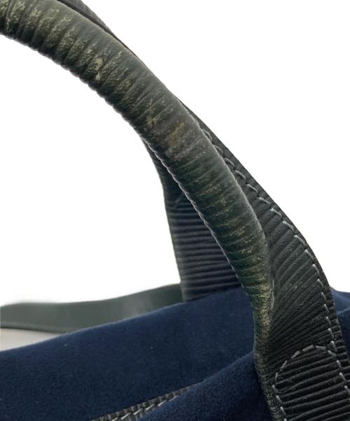 BALENCIAGA（バレンシアガ）BALENCIAGA (バレンシアガ) ヴィンテージ2WAYボストンバッグ ネイビー×グリーン サイズ:下記参照の古着・服飾アイテム