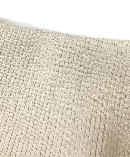 Noble（ノーブル）Noble (ノーブル) ペーパーヤーンオフショル プルオーバー ベージュ サイズ:下記参照の古着・服飾アイテム