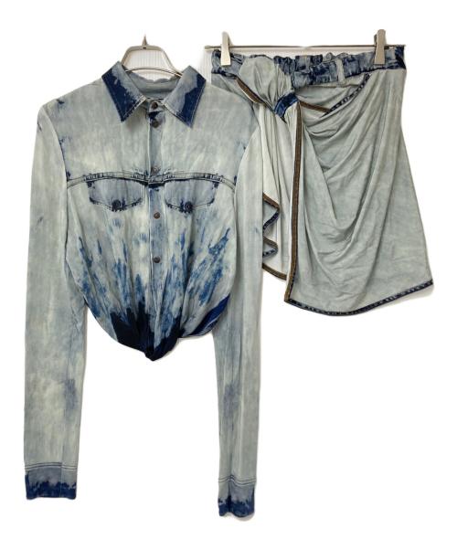 DIESEL（ディーゼル）DIESEL (ディーゼル) セットアップワンピース インディゴ サイズ:Mの古着・服飾アイテム