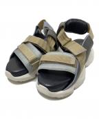 UNITED TOKYOユナイテッドトーキョー）の古着「スラッシュベルトスポーツサンダル スニーカーサンダル」｜ブラック×ベージュ