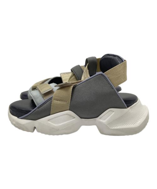 UNITED TOKYO（ユナイテッドトーキョー）UNITED TOKYO (ユナイテッドトーキョー) スラッシュベルトスポーツサンダル スニーカーサンダル ブラック×ベージュ サイズ:1の古着・服飾アイテム