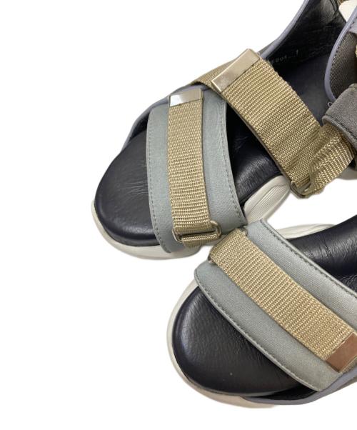 UNITED TOKYO（ユナイテッドトーキョー）UNITED TOKYO (ユナイテッドトーキョー) スラッシュベルトスポーツサンダル スニーカーサンダル ブラック×ベージュ サイズ:1の古着・服飾アイテム