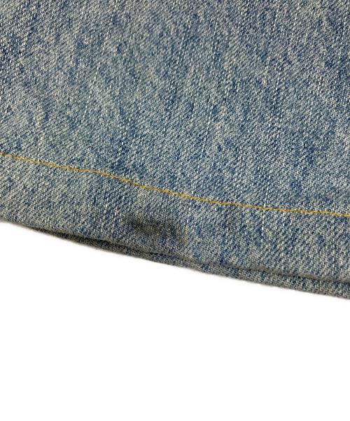 masonprince（メゾンプリンス）masonprince (メゾンプリンス) サイドベルトワイドフレアデニムパンツ インディゴ サイズ:3の古着・服飾アイテム