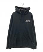 HUFハフ）の古着「BARB WIRE CLASSIC P/O HOODIE」｜ブラック